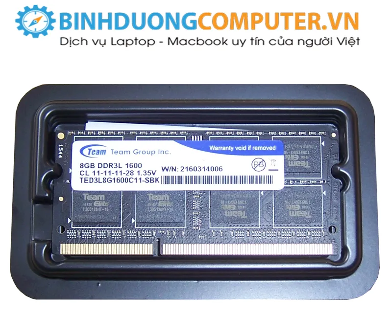 Ram laptop Team Elite 8GB - DDR3L - 1600MHz - PC3 12800