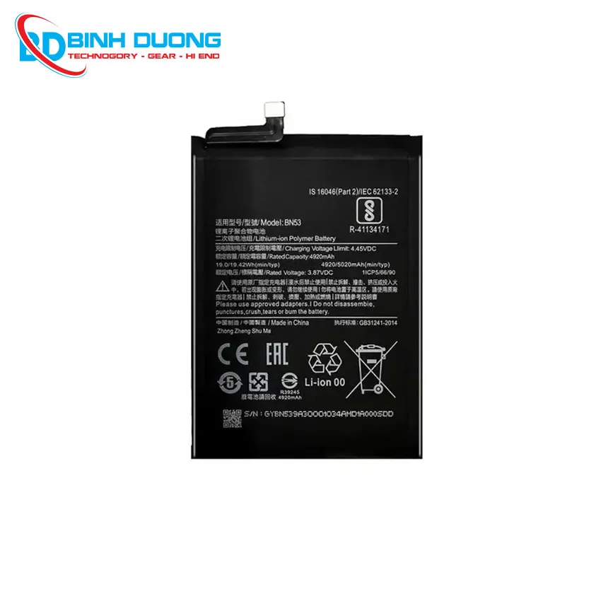 Thay pin Xiaomi Redmi Note 9