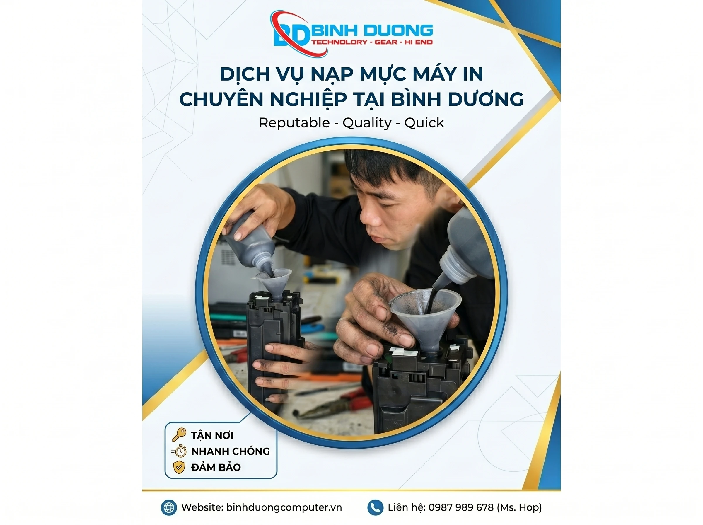 Nạp Mực Tại Nh&agrave; Bến C&aacute;t