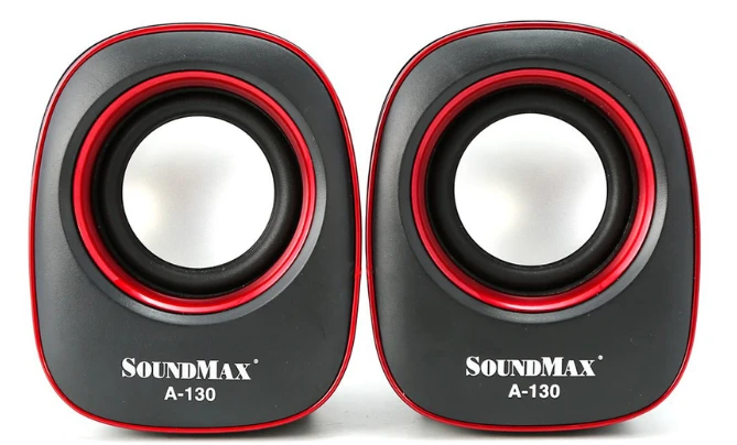 Loa vi tính Soundmax A130 (2.0) 6W  Đỏ