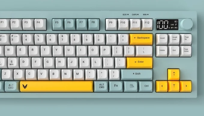 Thiết kế layout 84 phím tối ưu không gian