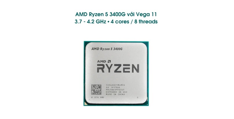 CPU AMD Ryzen 5 3400G Tray
