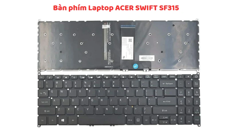 Bàn phím laptop Acer Swift 3 SF315-51, SF315-51G