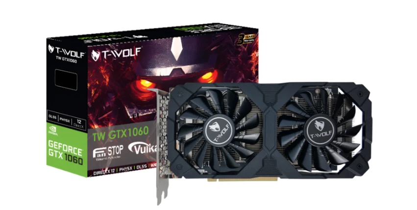 Card Màn Hình T-WOLF GTX 1060 6GB GDDR5