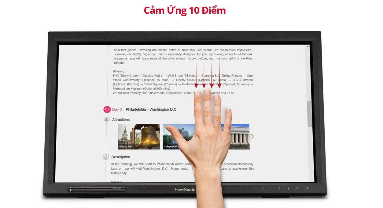 Màn Hình Cảm Ứng Hồng Ngoại 10 Điểm