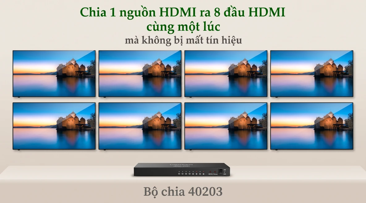 Tín hiệu truyền tải cực kỳ ổn định