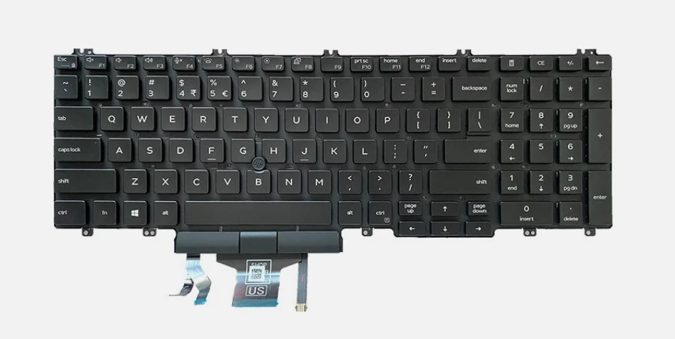 Bàn Phím Laptop Dell Latitude 5500 và Precision 3540 Series