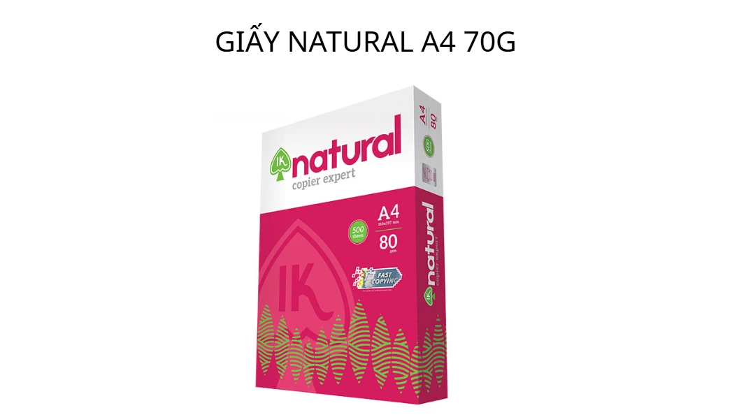  Giấy Natural A4 70g