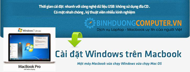 dịch vụ cài win trên macbook bình dương