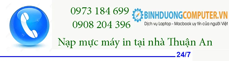 Liên hệ nạp mực in thuận an bình dương