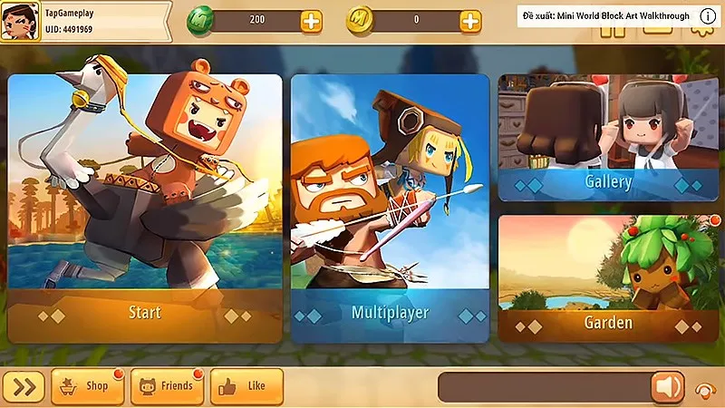 Chế độ miltiplayer