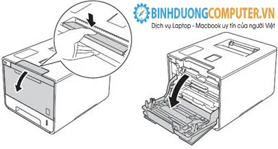 Tháo hộp mực ra ngoài
