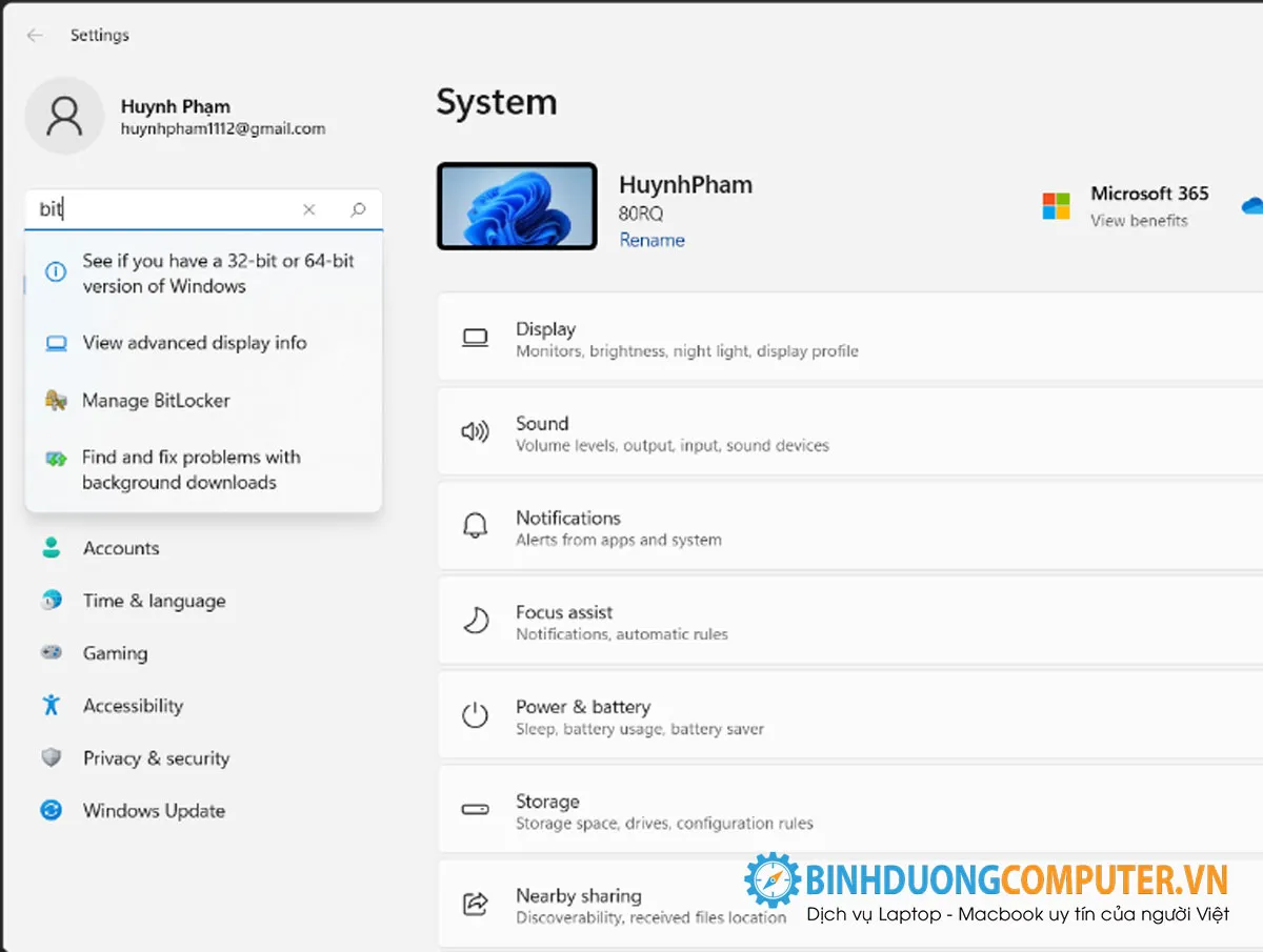 Hướng dẫn bật Bitlocker windows 10, 11