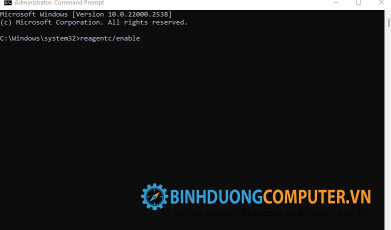 Sửa lỗi windows error recovery win 11