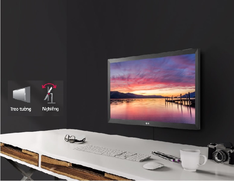 Màn hình phẳng LG 20MK400H-B  treo tường