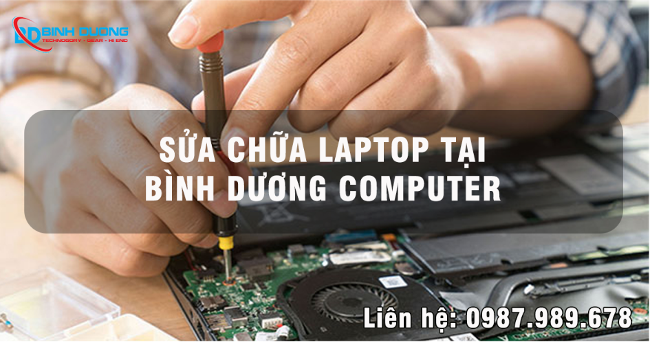 Dịch vụ sửa chữa laptop tại b&igrave;nh dương