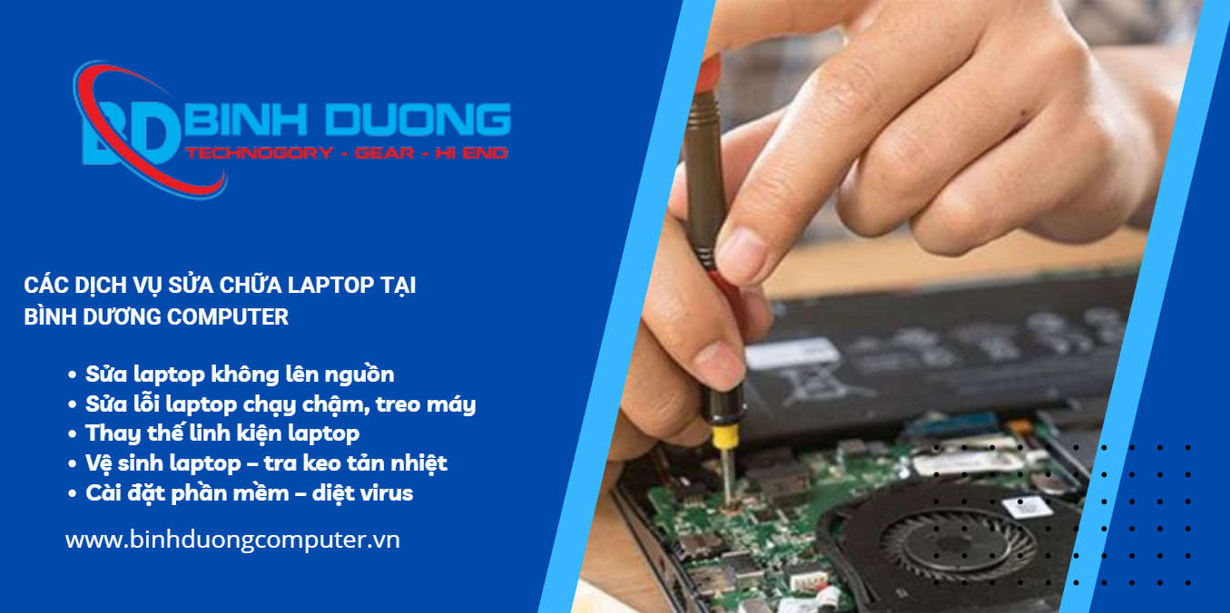 C&aacute;c dịch vụ sửa chữa tại B&igrave;nh Dương Computer