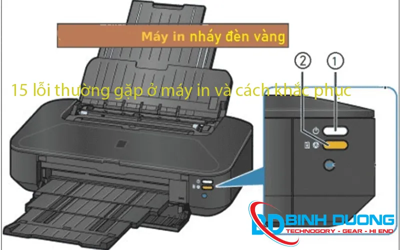 15 Lỗi thường gặp ở máy in và cách khắc phục 