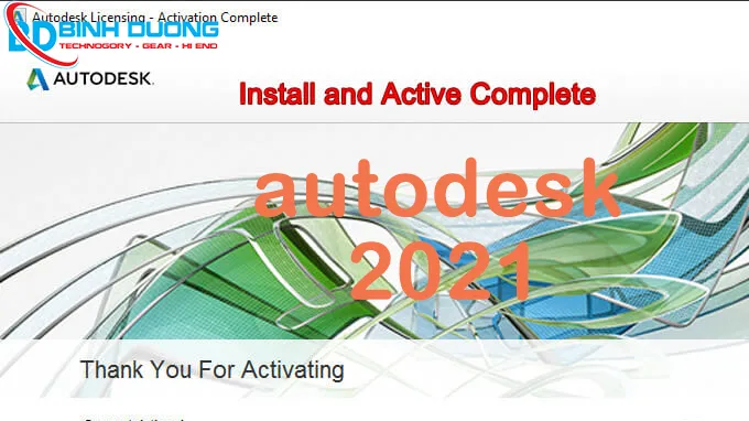 List key Autodesk 2021 bản quyền