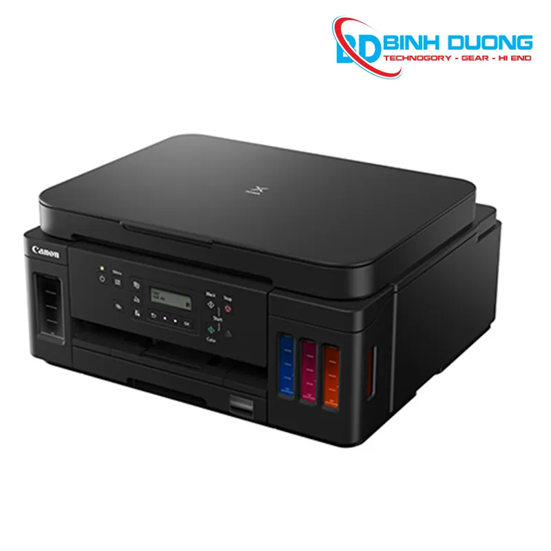 Máy in phun đa năng canon 6070 A4-A5- In-Copy- Scan- Đảo mặt-USB- LAN- WIFI