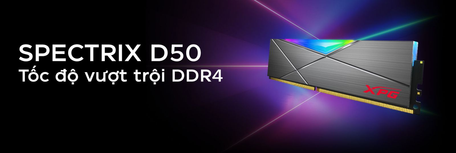 RAM ADATA XPG D50 DDR4 8GB RGB 3200