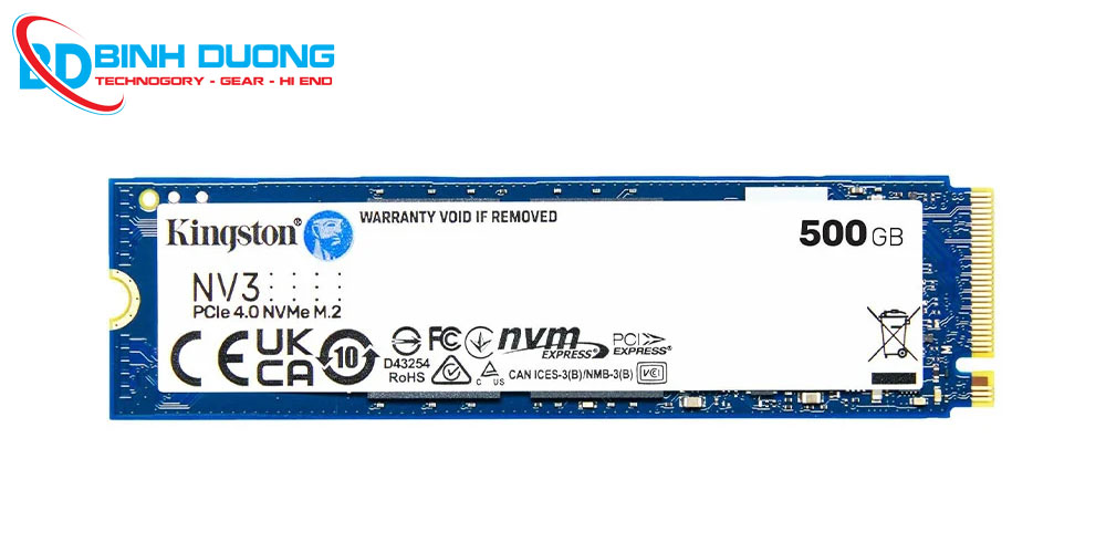 SSD Kingston NV3 500GB M.2 PCIe Gen 4x4 (SNV3S/500G)