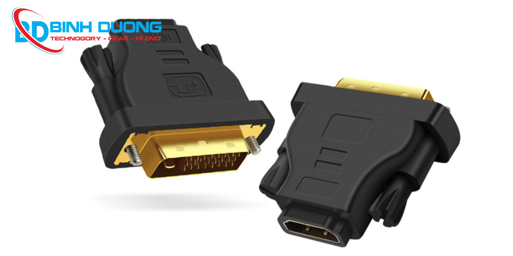 Đầu Chuyển DVI To HDMI 24-1 Veggieg VS107 Chính Hãng, Giá Rẻ