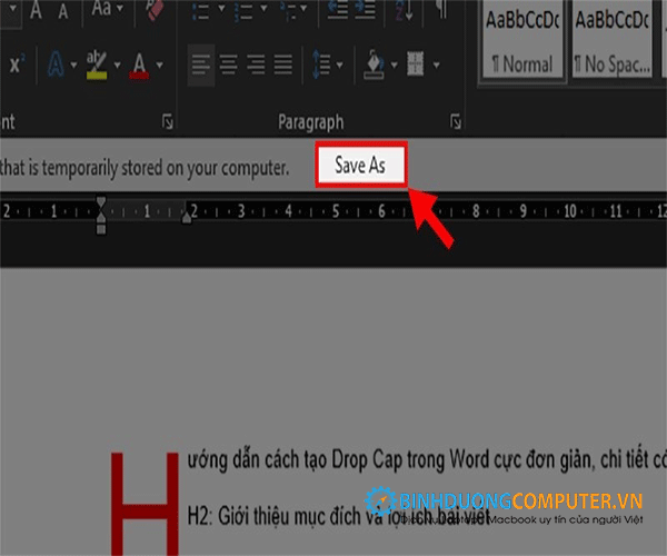 Cách khôi phục file Word chưa lưu bằng AutoSave và AutoRecover