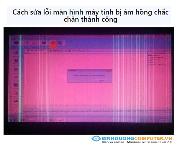 Cách sửa lỗi màn PC bị ám hồng đơn giản