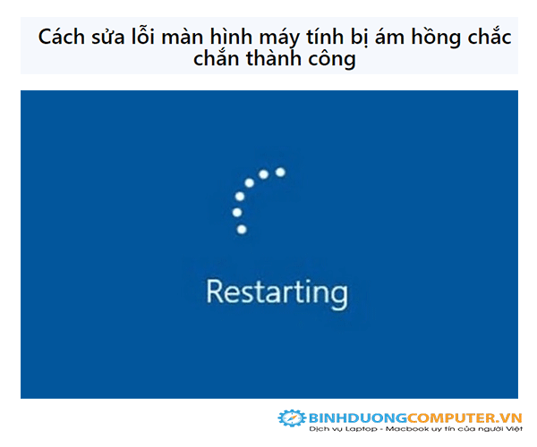 Cách sửa lỗi màn PC bị ám hồng đơn giản