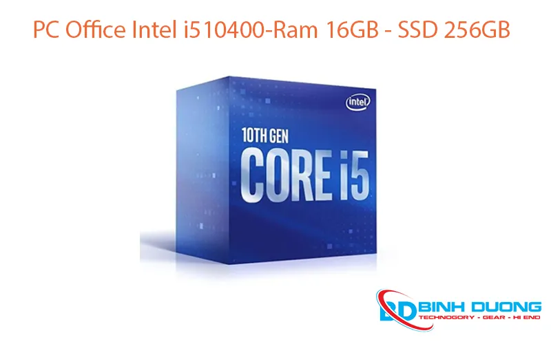 PC Office Intel i510400-Ram 16GB - SSD 256GB 