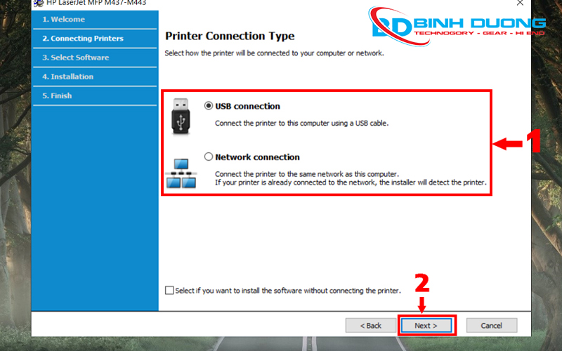 Hướng dẫn cài đăt driver máy in HP M440DN A3