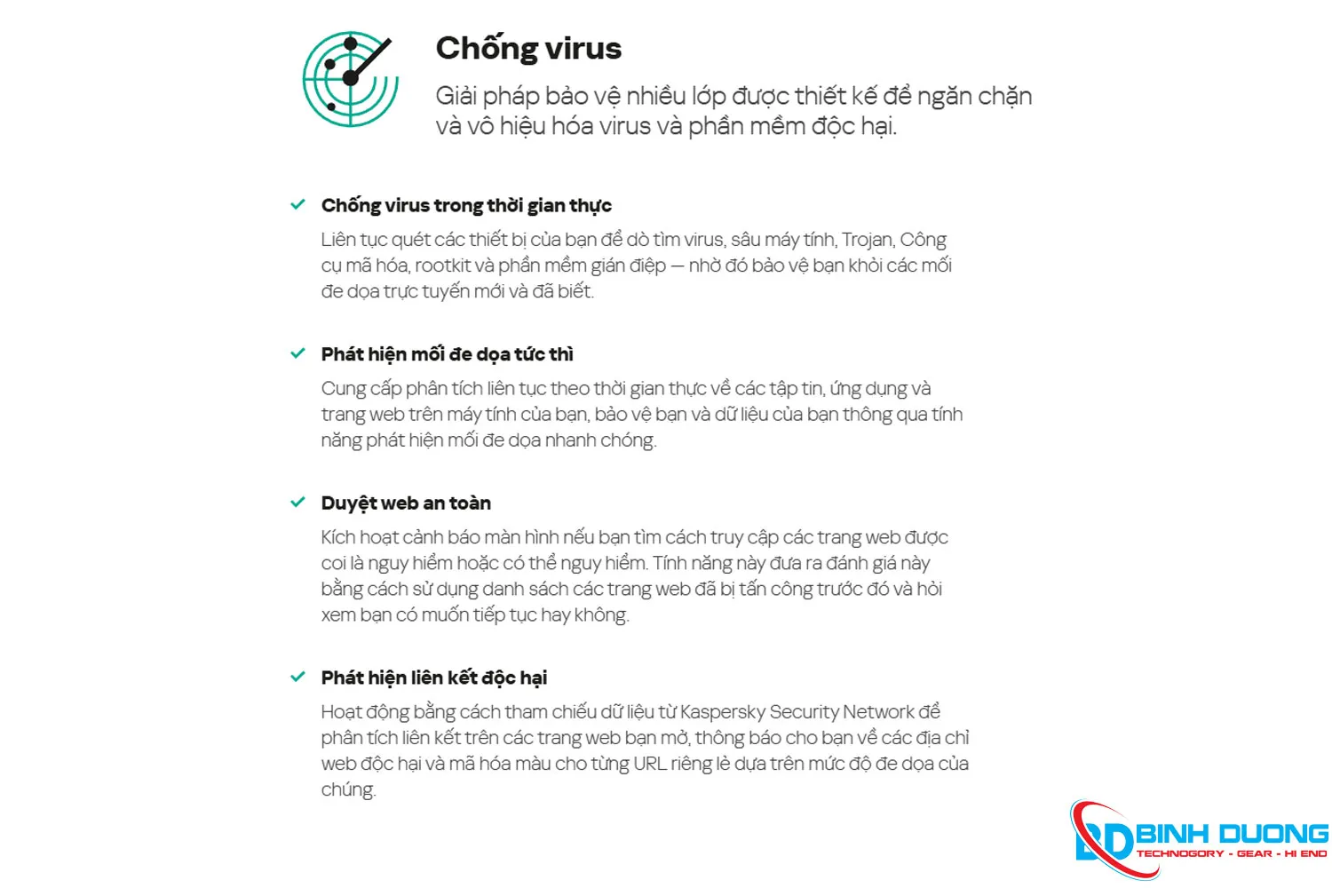 Phần mềm Kaspersky Standard (1 Thiết Bị - 1 Năm)