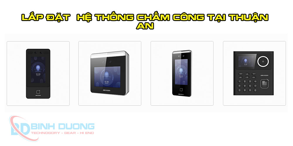 lắp đặt hệ thống máy chấm công tại thuận an