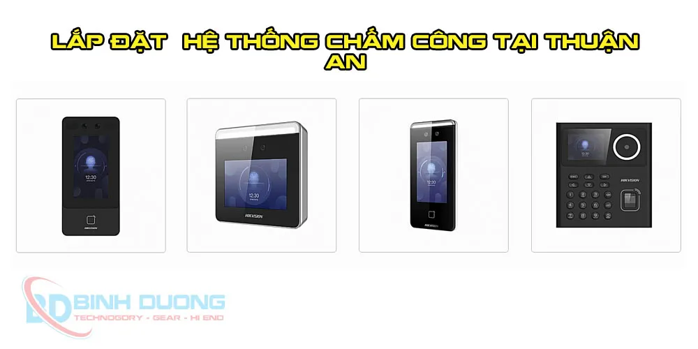 lắp đặt hệ thống máy chấm công tại thuận an