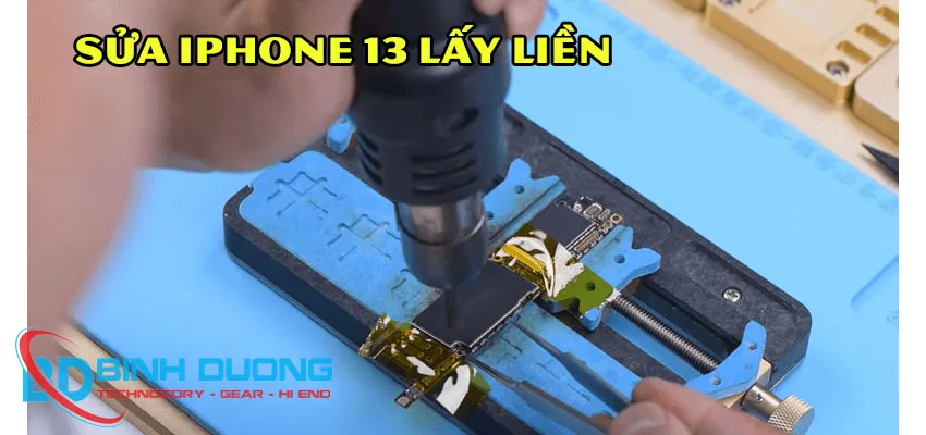 sửa điện thoại iphone 13 lấy liền bình dương