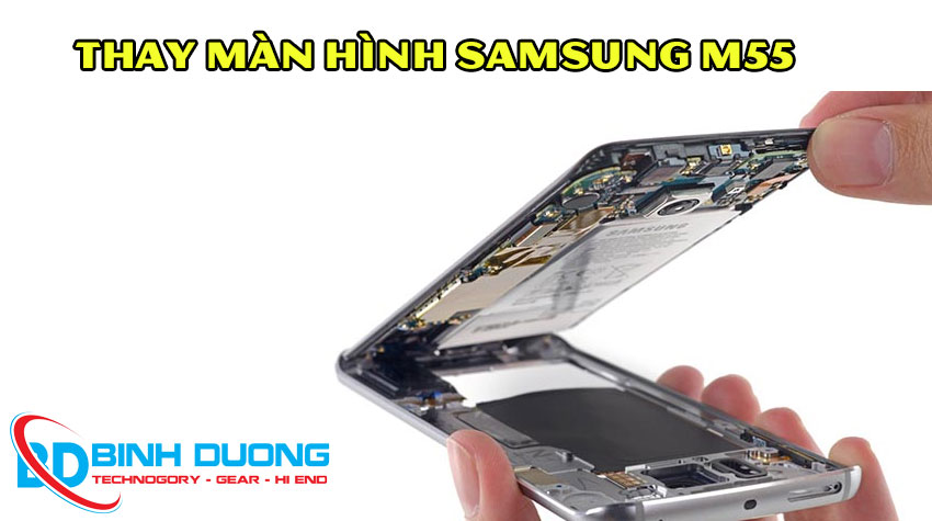 thay màn samsung m55