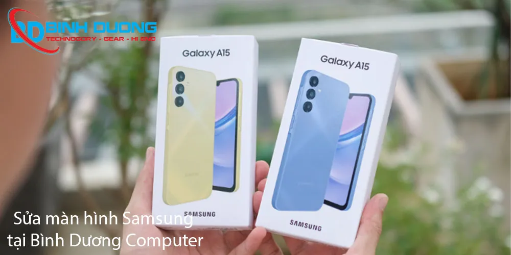 Thiết kế hộp đựng của Samsung A15