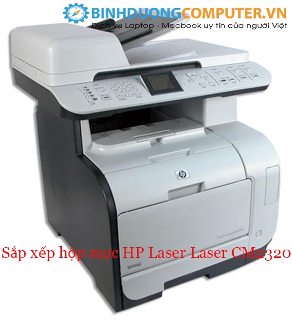 Vấn đề sắp xếp hộp mực HP Laser Laser CM2320