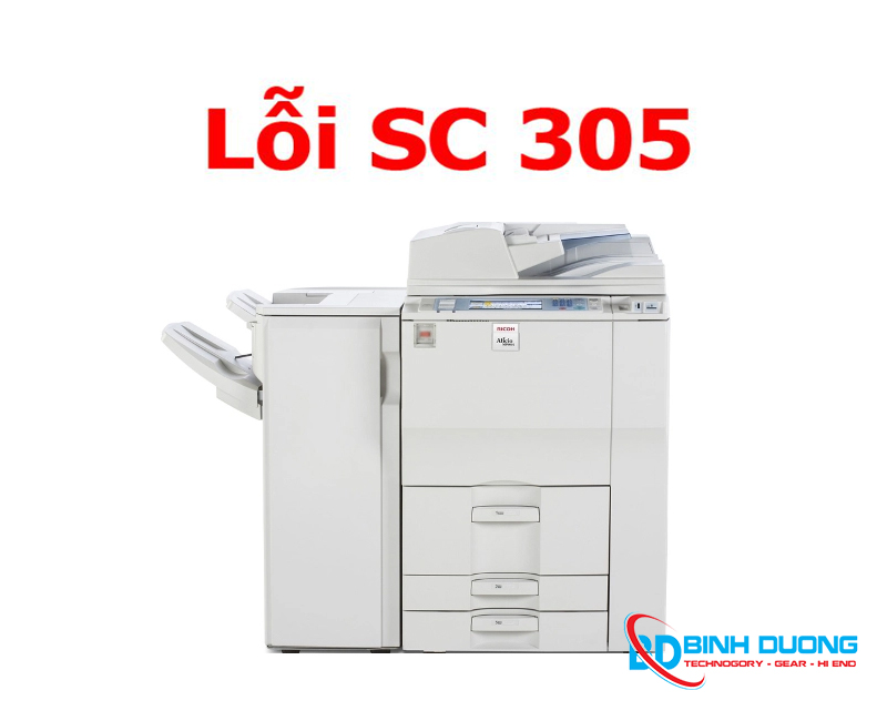 Hướng dẫn khắc phục báo lỗi SC 305 trên máy photo ricoh
