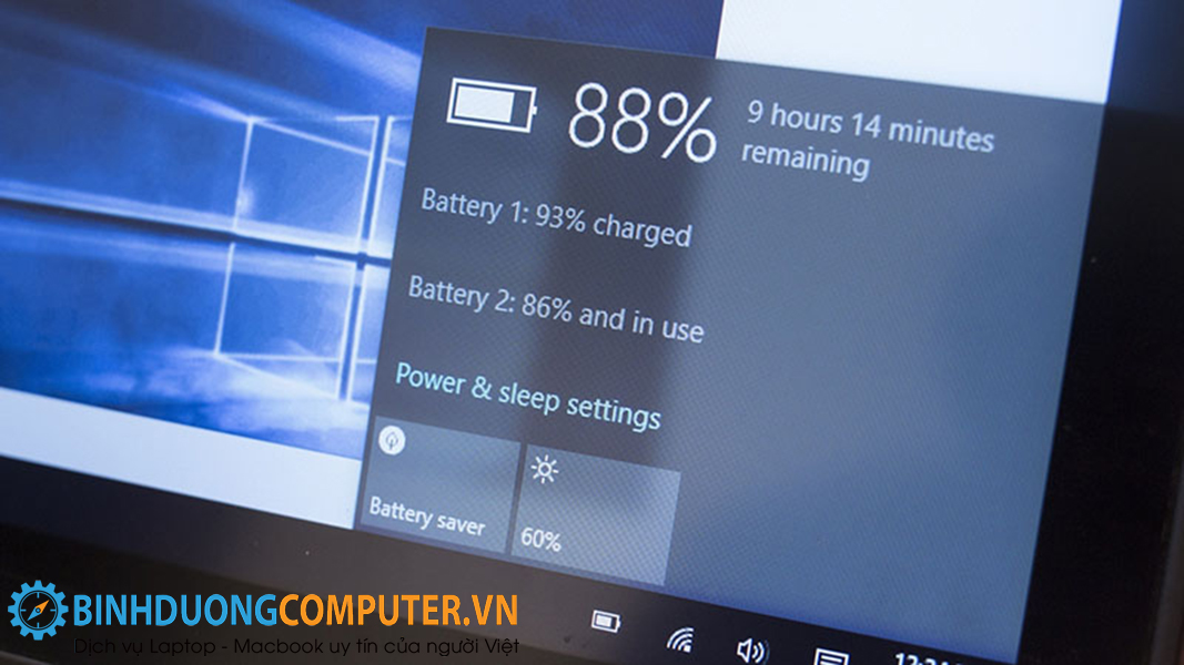 Một số cách đơn giản tiết kiện pin laptop cho Windows 10