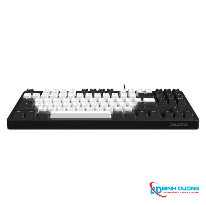 Bàn phím cơ DareU EK87 V2 White Black PBT Dream switch - Chi tiết 2