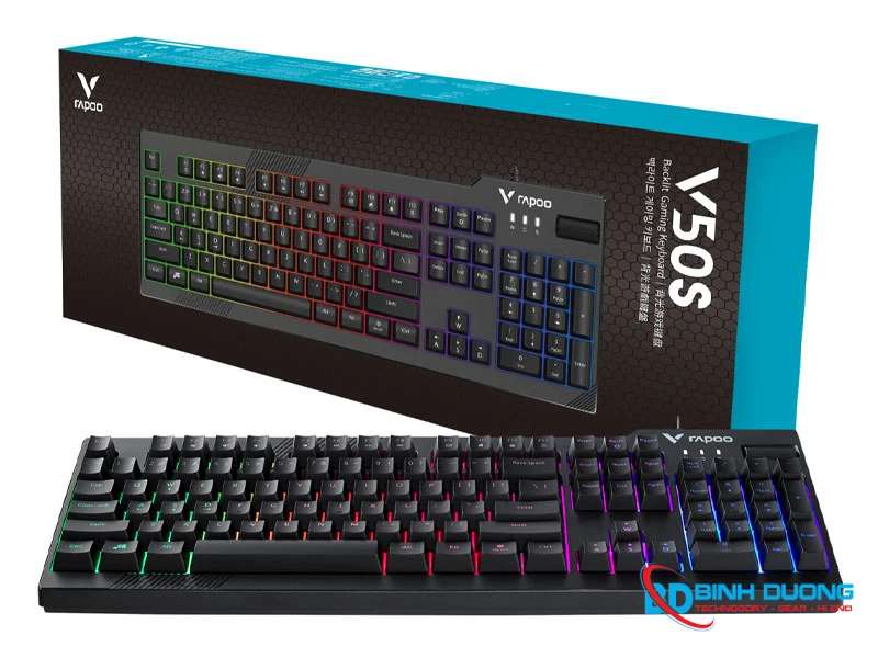 Bàn Phím Giả Cơ Gaming Rapoo V50S USB 2.0 - Chi tiết 1