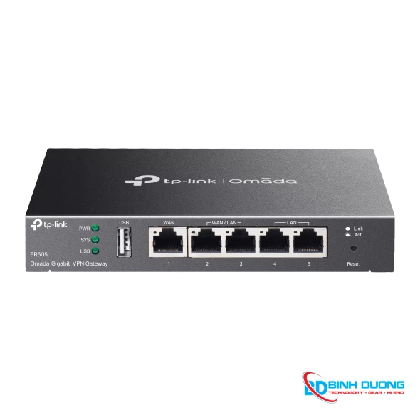 Bộ định tuyến VPN Omada Gigabit TP-Link ER605 - Bảo Mật Cao Bằng VPN - Chi tiết 3