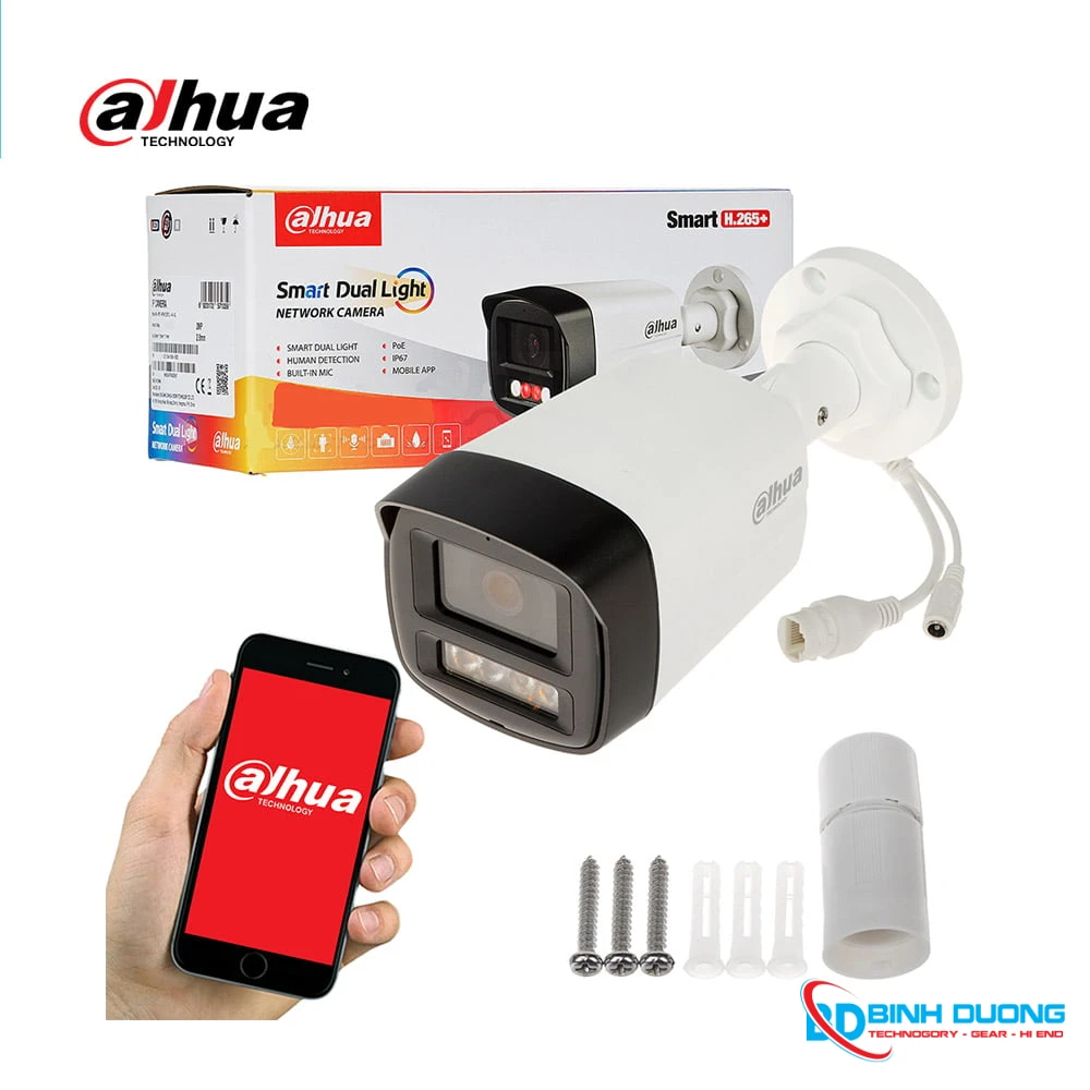 Camera IP 2MP DAHUA DH-IPC-HFW1239TL1-A-IL có mic - Chi tiết 2