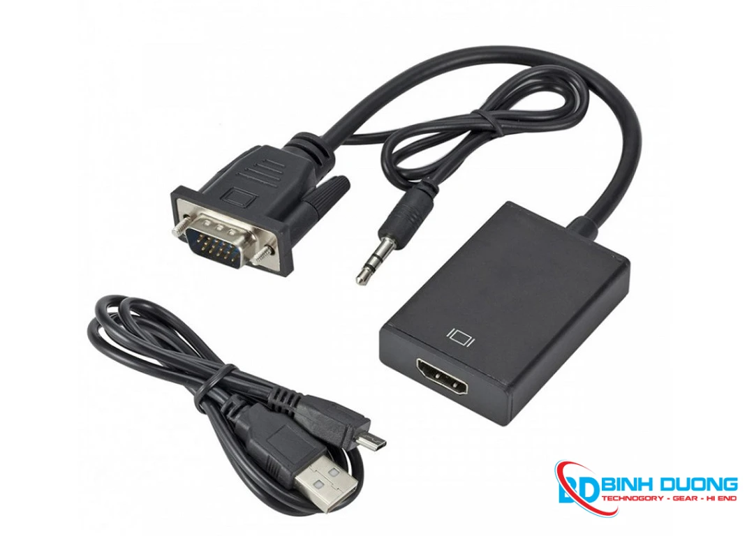 DÂY CHUYỂN VGA VÀ AUDIO RA HDMI 30CM BX032 - Chi tiết 2