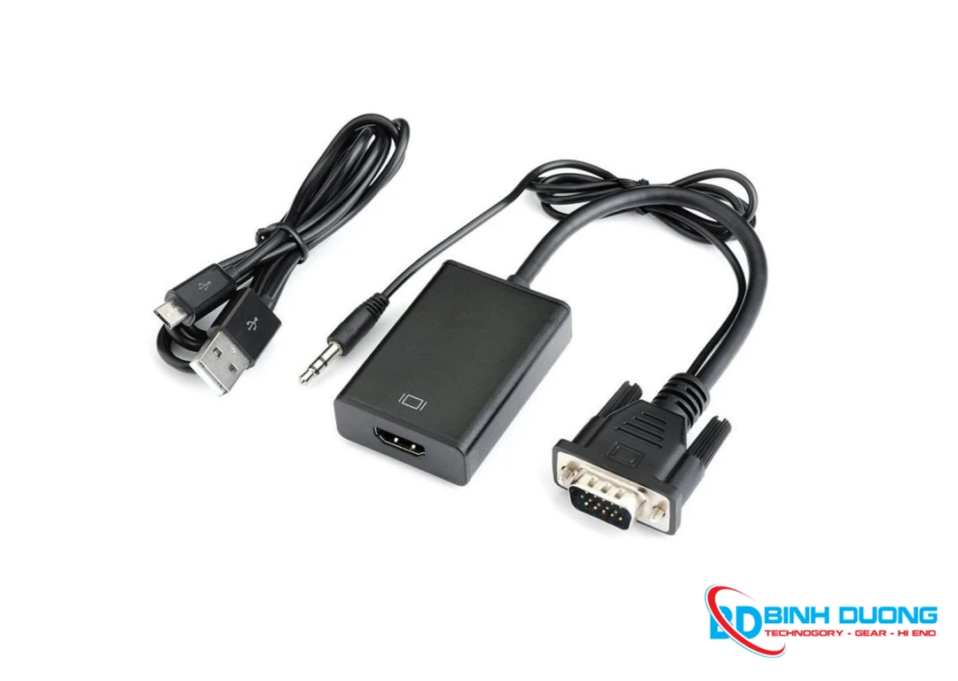 DÂY CHUYỂN VGA VÀ AUDIO RA HDMI 30CM BX032 - Chi tiết 3