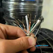 Cáp mạng KADITA Cat6 FTP chống nhiễu có thép gia cường (Cuộn 305M) - Chi tiết 3