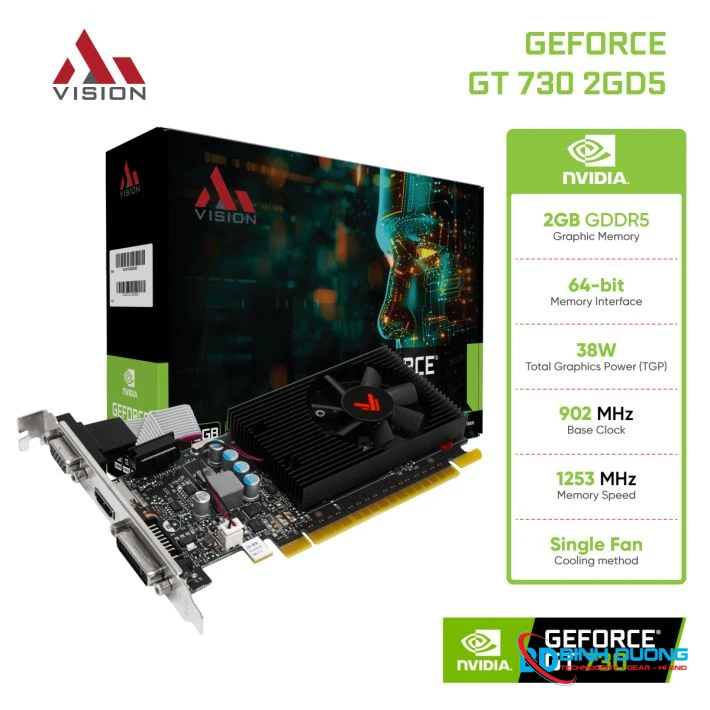 Card Màn Hình AI VISION GEFORCE GT 730 2GD5