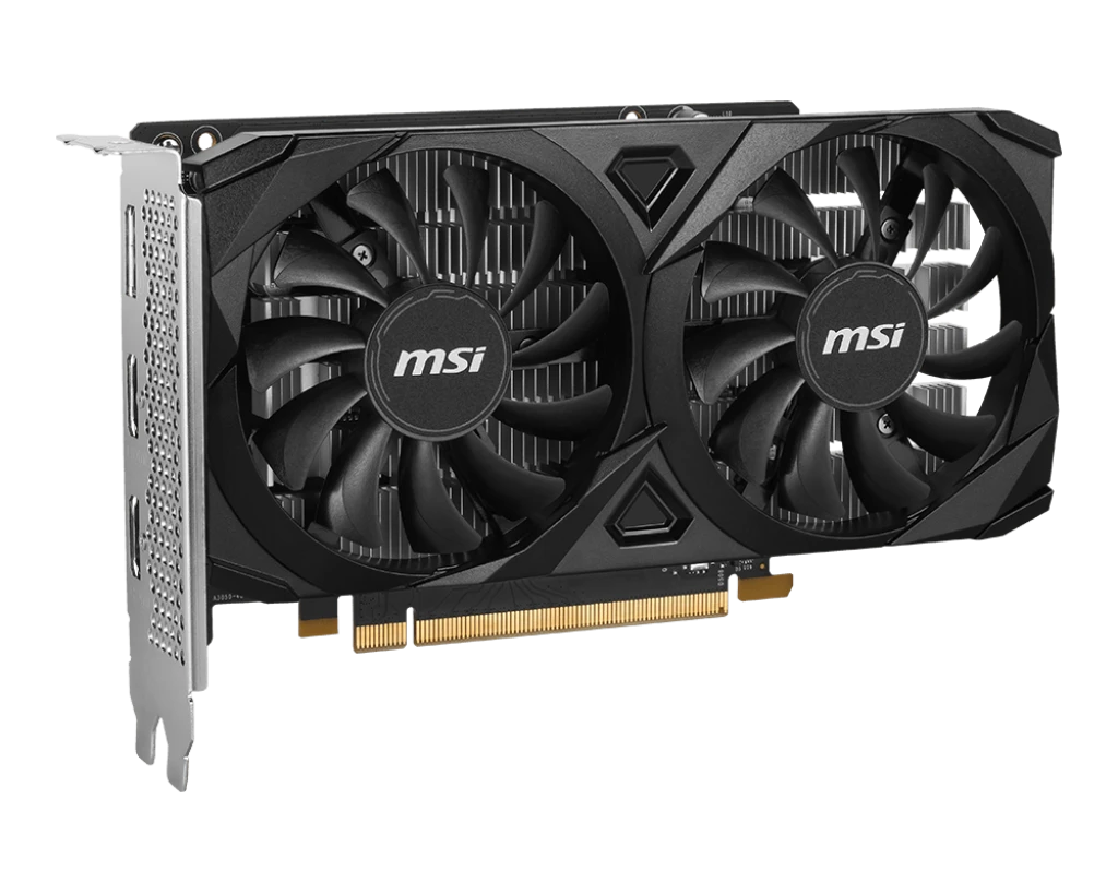 Card màn hình NVIDIA GeForce RTX 3050 MSI Ventus 2X E OC | 6GB GDDR6, 2560 CUDA, 300W